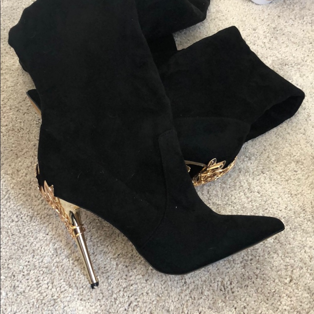 Over the knee bootie